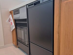 静岡キッチン取付け隊　フロントオープン食洗機の工事　施工後